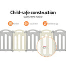 Keezi Baby Playpen 20 Panels Foldable Toddler Fence Safety Play Activity Centre