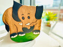 Kids stool elephant theme