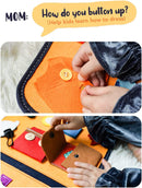 Montessori Busy Board for Toddlers