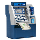 Kids ATM Savings Bank - Electronic Piggy Bank with Debit Card, PIN(Blue)