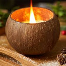 Coco scented Candle- Timber Wick- Lemon Grass