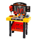 Keezi Kids Pretend Workbench – 54-Piece DIY Tool Set, Black