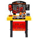 Keezi Kids Pretend Workbench – 54-Piece DIY Tool Set, Black