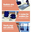 Keezi Kids Kitchen Wooden Play Set