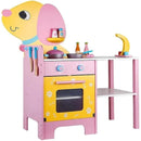 EKKIO Wooden Kitchen Playset for Kids (Puppy Shape Kitchen Set) EK-KP-108-MS