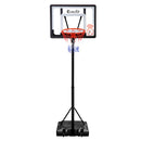 Everfit 2.6M Basketball Hoop Stand System Adjustable Portable Pro Kids Clear