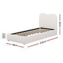 Artiss Bed Frame Single Size Boucle DARA