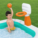 Bestway Inflatable Pool with Basketball Hoop – 251×168cm