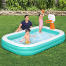 Bestway Inflatable Pool with Basketball Hoop – 251×168cm