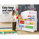 Keezi 5 Tiers Kids Bookshelf White