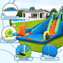 AirMyFun Kids Inflatable Pool Water Slide Cannon Splash Park Castle Outdoor Toys 427X374CM