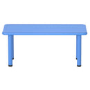 Keezi Kids Table Plastic Square Activity Study Desk 60X120CM