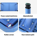 Keezi 5-Piece Kids Table & Chair Set – Study Desk with 4 Plastic Chair