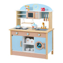 Keezi Wooden Kitchen Play Set – Blue, 80cm