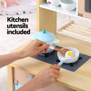 Keezi Wooden Kitchen Play Set – Blue, 80cm