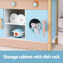 Keezi Wooden Kitchen Play Set – Blue, 80cm