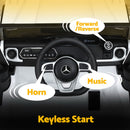 Kids Ride On Car Licensed G500 Electric Toys Horn Remote 12V White