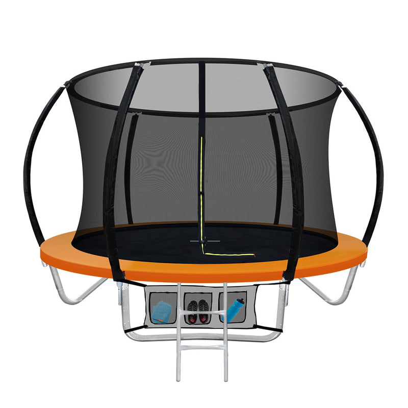 Everfit 8FT Trampoline for Kids with Ladder and Safety Net