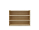 Jooyes Kids 3 Shelf Wooden Bookcase Organiser Storage - H76cm