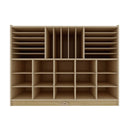 Jooyes 15 Cubby Cabinet Kids Bookshelf Organiser Storage