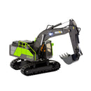 1:18 Scale 13-Channel Alloy Remote Control Excavator Construction Vehicle with Lights, Sound and Steam