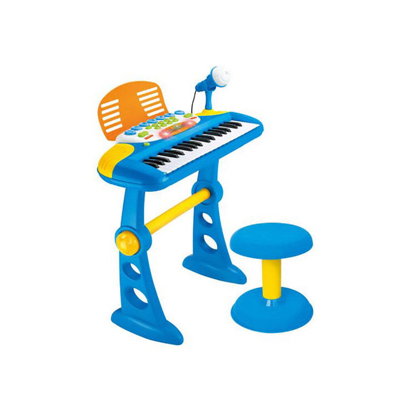 Children's Electronic Keyboard with Stand (Blue) Musical Toy