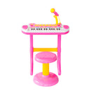 Children's Electronic Keyboard with Stand (Pink) Musical Instrument Toy