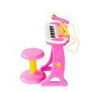 Children's Electronic Keyboard with Stand (Pink) Musical Instrument Toy