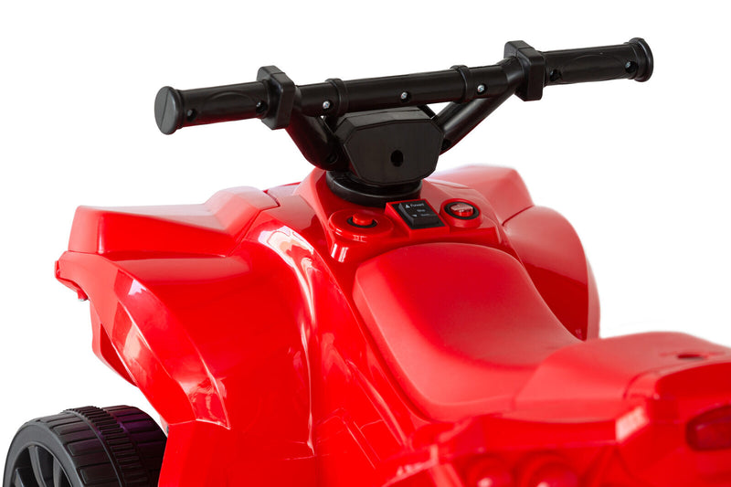 Rechargeable Ride-on Quad bike (Red) with Safe Braking System