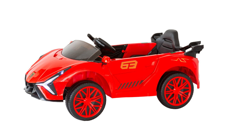 Ferrari Inspired 12V Ride-on Electric Car with Remote Control - Red