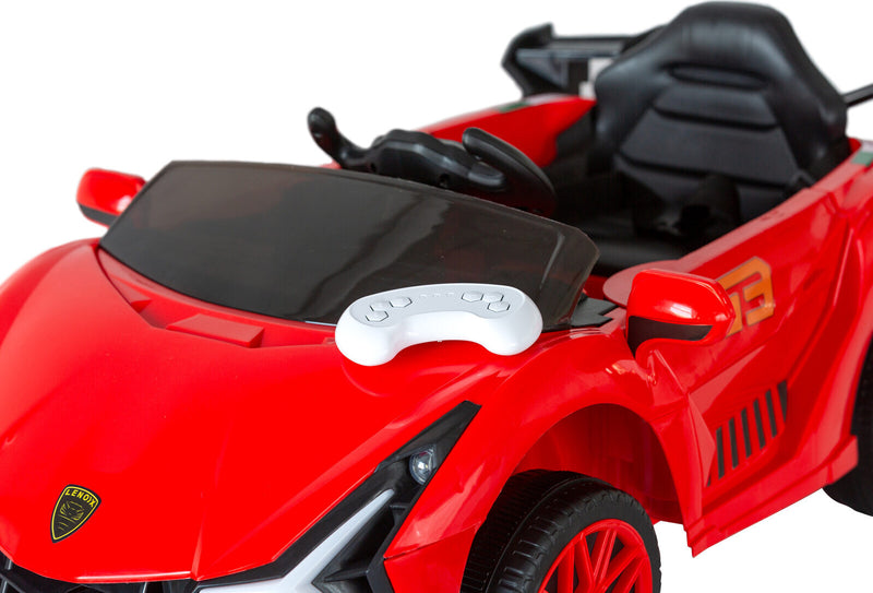 Ferrari Inspired 12V Ride-on Electric Car with Remote Control - Red