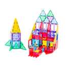 78 Pcs non-toxic STEM Educational, Durable Magnetic Tiles/Puzzle with Storage Bag