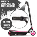 BULLET ZPS Kids Electric Scooter 140W Children Toy Pink Girls Battery Ride