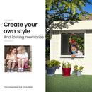 ROVO KIDS Cubby House, Wooden Outdoor DIY Timber Cottage Style Playhouse, for Children