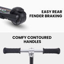 ROVO KIDS WhizKid Electric Scooter, Ages 5-11, Adjustable Height, Lithium Battery, Brushless Motor, Black