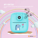 Print Camera Blue - Digital Thermal Photo Video MP3 Rechargeable