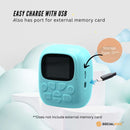 Print Camera Blue - Digital Thermal Photo Video MP3 Rechargeable