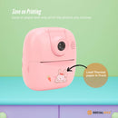 Kids Print Camera – Pink, Rechargeable