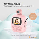 Kids Print Camera – Pink, Rechargeable