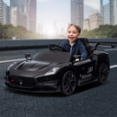 Kahuna Maserati MC20 GT2 Licensed Electric Kids Ride On Race Car Black