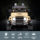 Kahuna Authorised Toyota Fj Cruiser Kids Electric Ride On Car - Khaki