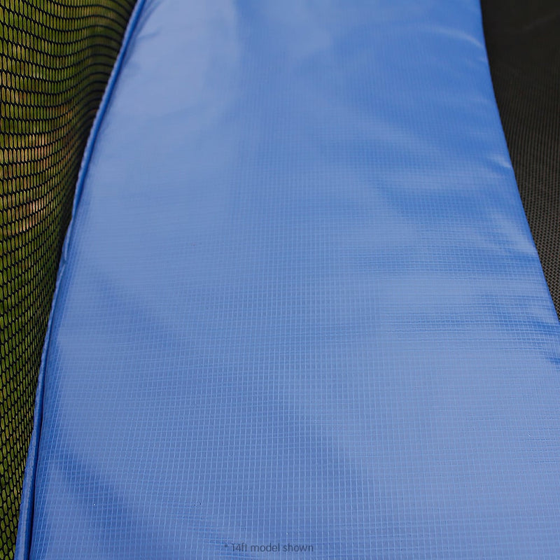 Kahuna 8ft Trampoline Free Ladder Spring Mat Net Safety Pad Cover Round Enclosure Blue