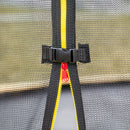 Kahuna 12ft Outdoor Trampoline With Safety Enclosure Pad Mat Ladder Basketball Hoop Set - Rainbow