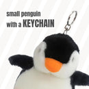Plush Penguin Keychain with Sound – Pink