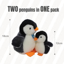 Plush Penguin Keychain with Sound – Pink