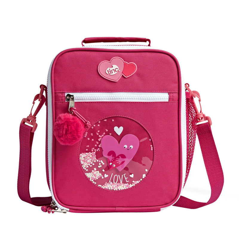 Tinc Lovely Mallo Sequin Satchel Lunch Bag (Pink)