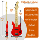 3rd Avenue Junior Electric Guitar Pack - Red