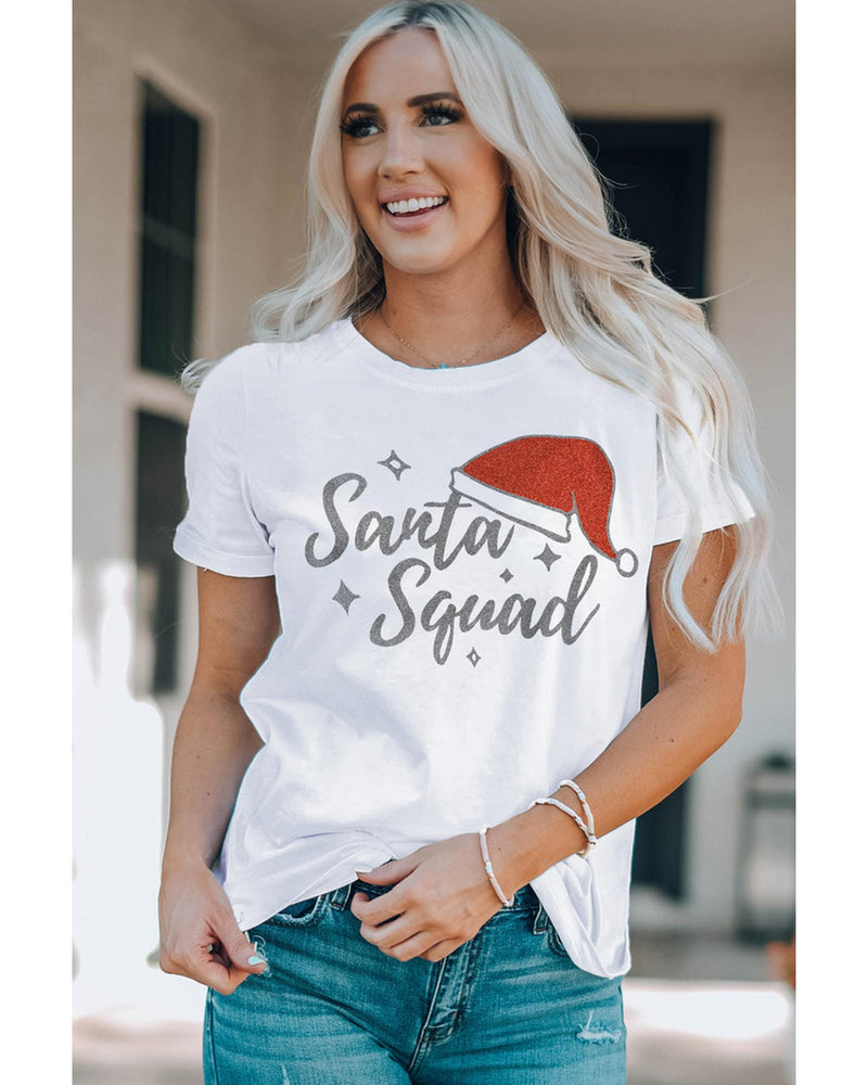 Azura Exchange Santa Squad Graphic Print T-Shirt - S