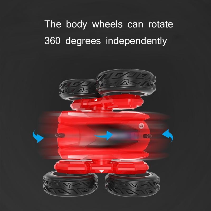 High-speed Double-sided Rc Car for Stunts and Off-road Tumbling - Blue