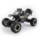 37cm Remote Control Bigfoot Climbing Car - 1 12 Alloy 4wd Cross-country Toy - Black